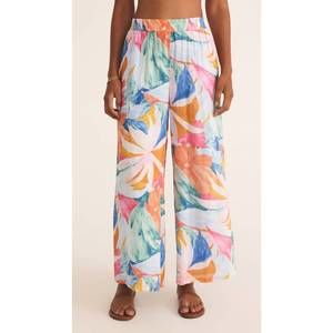 NEW Z SUPPLY dante villa floral wide leg pant in multi